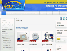 Tablet Screenshot of goldcoastop.com